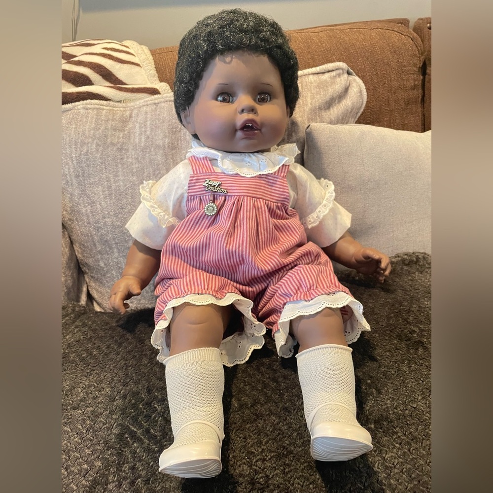 Zapf Creations African American Vintage Baby Doll Sleepy Eyes